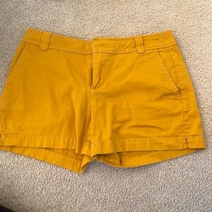 New York & Company Mustard Yellow Jean Shorts
